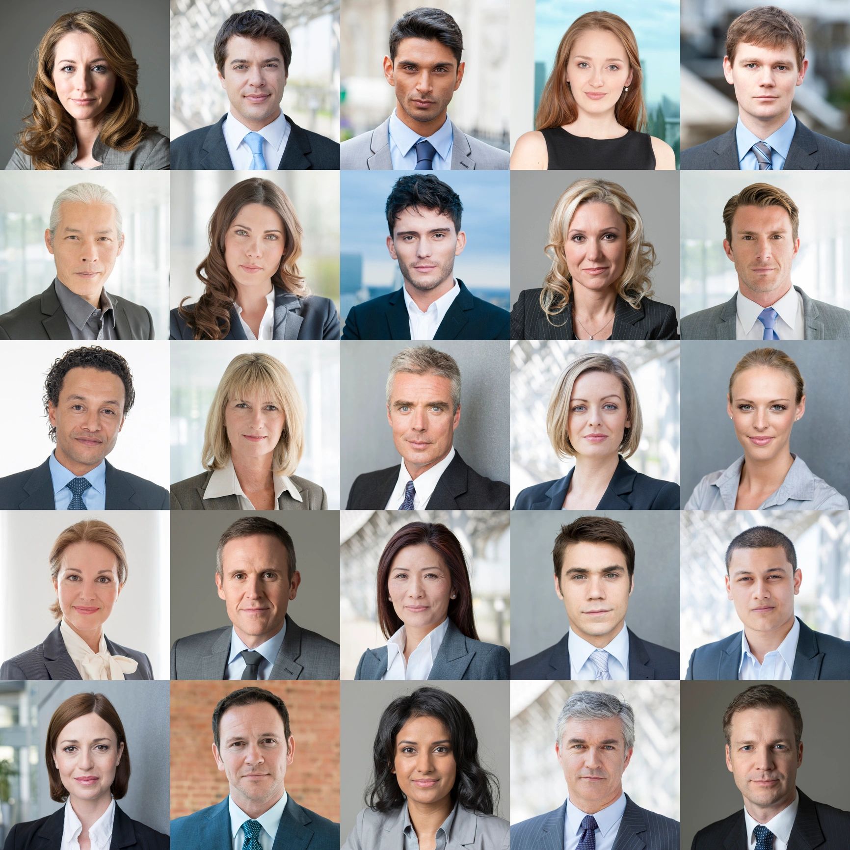 Professional headshot collage representing a multidisciplinary leadership team